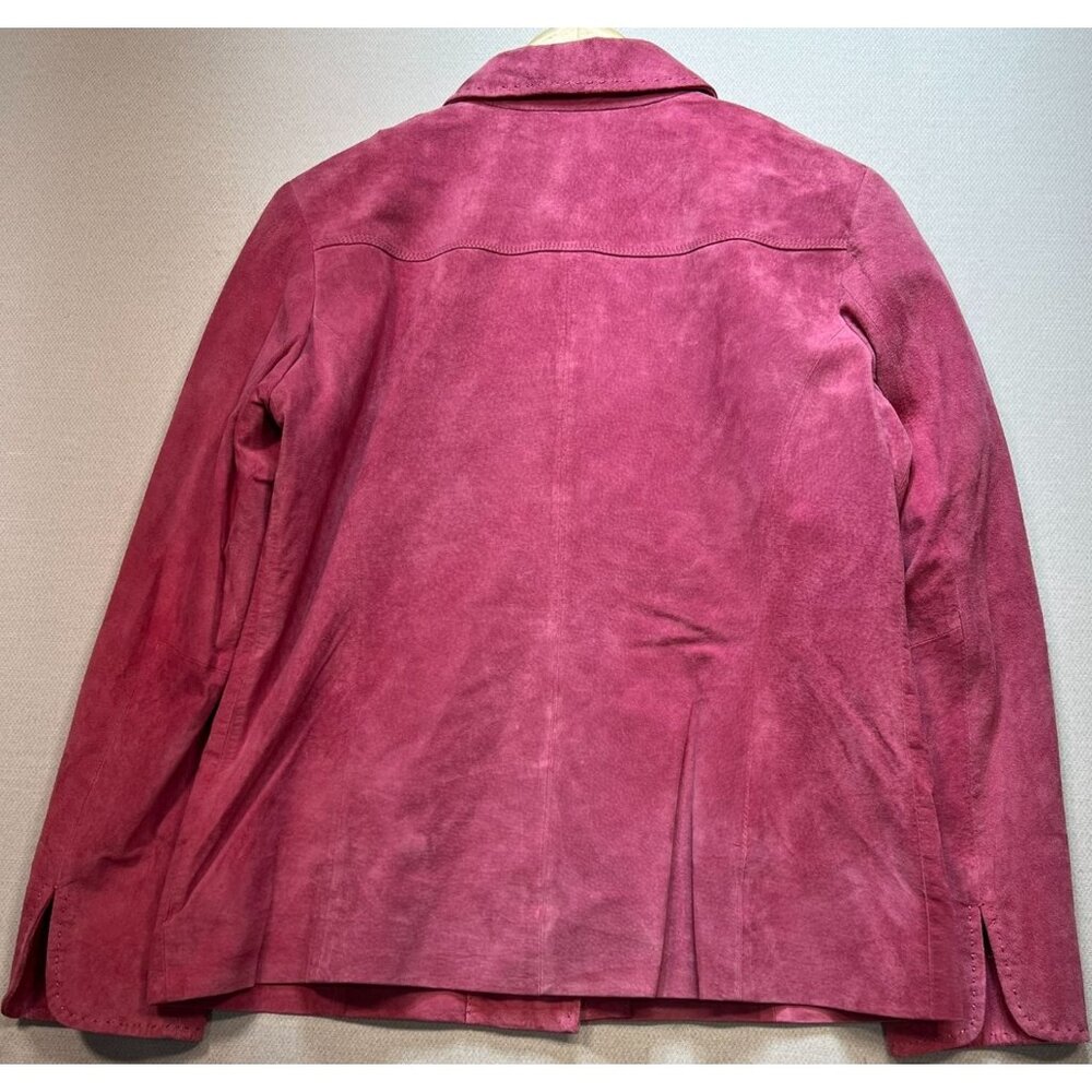 Pendleton Women's Button Front Leather Suede Jack… - image 2